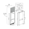 Beko BCNA275E4SN Réfrigérateur encastrable avec congélateur cm. 54 heures. 178 - 254 litres.- Nouveau – Image 5