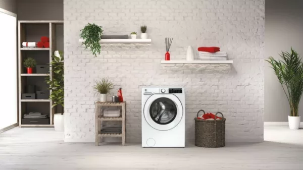 Machine à laver Hoover HW48AMC1S H-Wash 500 cm. 60 - capacité 8 kg - blanc – Image 5