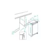 Beko BU1153HCN Réfrigérateur encastrable sous plan cm. 60 heures. 82 - 92 litres.- Nouveau – Image 3