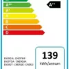 Beko TSE1284N Réfrigérateur pose libre cm. 54 heures. 84 - selon 114 - blanc- Nouveau – Image 4