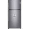 Lg GTF916PZPYD Réfrigérateur pose libre avec congélateur - cm. 86 h 184 - lt. 592 - acier inoxydable haut de gamme