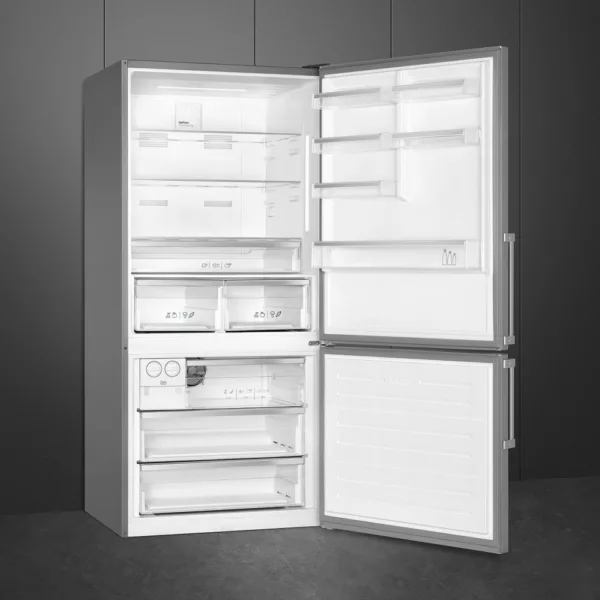 Réfrigérateur pose libre Smeg FC84EN4HX - cm. 84 h 186 - lt. 564 - acier inoxydable anti-empreintes digitales – Image 3