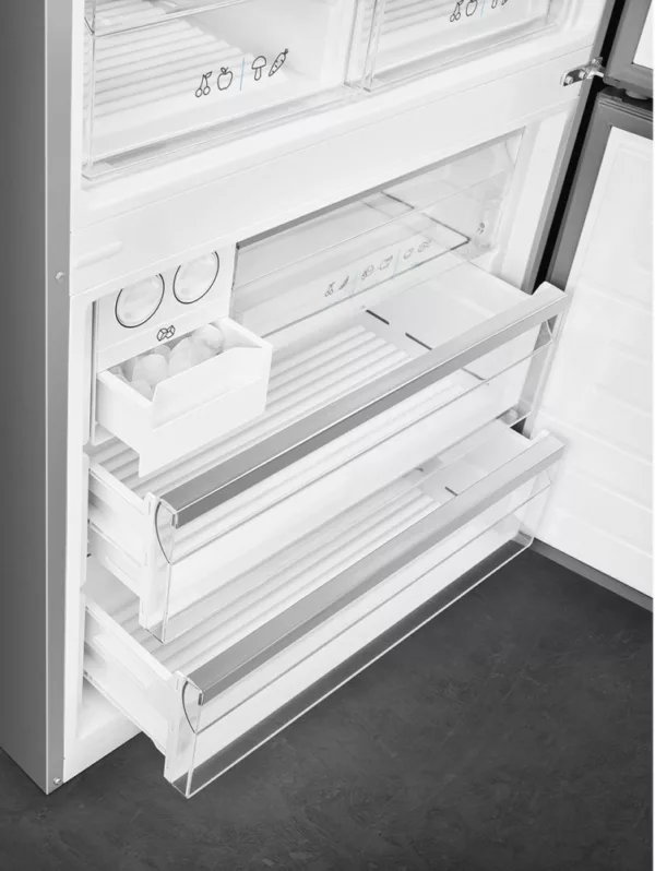 Réfrigérateur pose libre Smeg FC84EN4HX - cm. 84 h 186 - lt. 564 - acier inoxydable anti-empreintes digitales – Image 6
