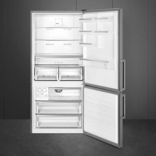 Réfrigérateur pose libre Smeg FC84EN4HX - cm. 84 h 186 - lt. 564 - acier inoxydable anti-empreintes digitales – Image 2