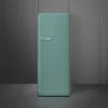 Smeg FAB28RDEG5 Réfrigérateur sur pied style années 50 avec congélateur cm. 60 heures. 153 - lt. 270 - vert émeraude – Image 3