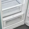 Smeg FAB28RDEG5 Réfrigérateur sur pied style années 50 avec congélateur cm. 60 heures. 153 - lt. 270 - vert émeraude – Image 9
