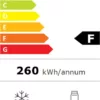Smeg FD32F Réfrigérateur pose libre universel avec congélateur cm. 60 heures. 175 - selon 306 - blanc – Image 2