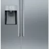 Réfrigérateur côte à côte Siemens KA93DAIEP Iq500 avec congélateur cm. 91h. 178 - lt. 562 - acier inoxydable anti-empreintes digitales