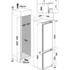 Hotpoint Ariston BCB 7525 D2 Réfrigérateur encastrable avec congélateur cm. 54 heures 185 - selon 289 – Image 4