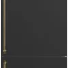 Smeg FA8005RAO5 Coloniale Réfrigérateur pose libre avec congélateur - cm. 70 heures 196 - selon 481 - anthracite