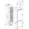 Whirlpool SP40 802 2 réfrigérateur encastrable cm. 70 heures. 194 litres. 400 - blanc – Image 6