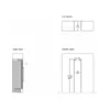 Bertazzoni FRZ455UBLPTT Professionnel Congélateur vertical encastrable cm. 45 heures. 212 - selon 223 - à recouvrir (poignées non incluses) – Image 6