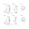 Bertazzoni FRZ455UBLXTT Master Congélateur vertical encastrable cm. 45 heures. 212 - lt. 223 - acier inoxydable (poignées non incluses) – Image 5