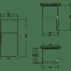 Whirlpool W84TE 72 X2 Réfrigérateur pose libre avec congélateur cm. 84 heures 186 - selon 587 - acier inoxydable – Image 9
