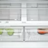 Siemens KF96NAXEA Iq500 Réfrigérateur 4 portes avec congélateur cm. 91 heures. 183 - 605 litres. - acier noir – Image 3