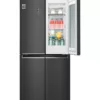 Réfrigérateur côte à côte Lg GMQ844MC5E avec compartiment congélateur - cm. 84 h 179 - lt. 530 - acier noir mat – Image 2
