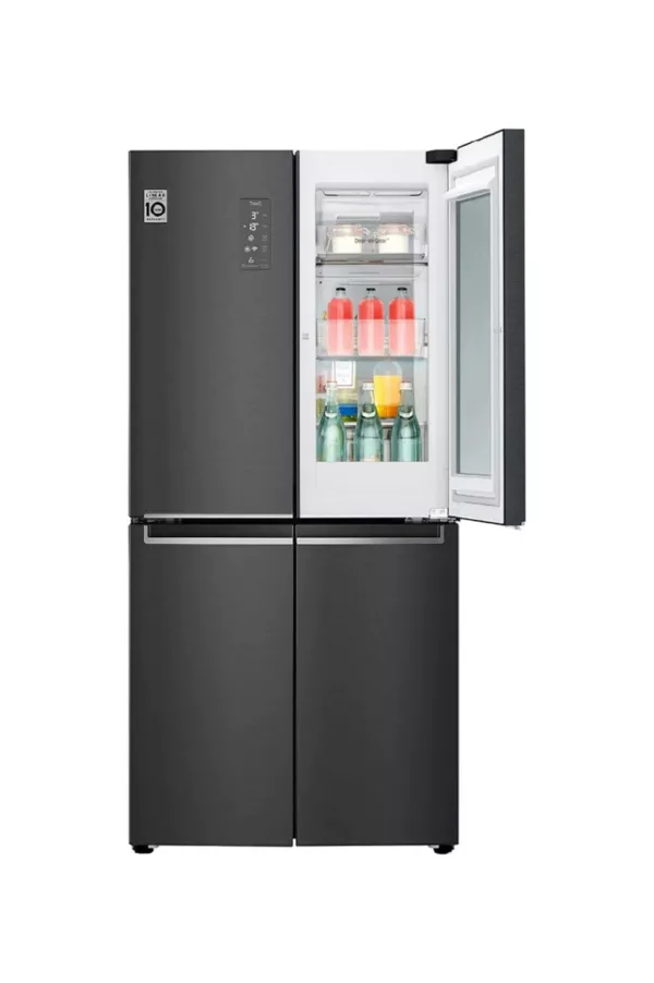 Réfrigérateur côte à côte Lg GMQ844MC5E avec compartiment congélateur - cm. 84 h 179 - lt. 530 - acier noir mat – Image 2
