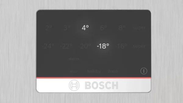 Bosch KGN397LDF Série 4 Réfrigérateur pose libre avec congélateur cm.60 h.203 lt.363 - acier inoxydable – Image 4
