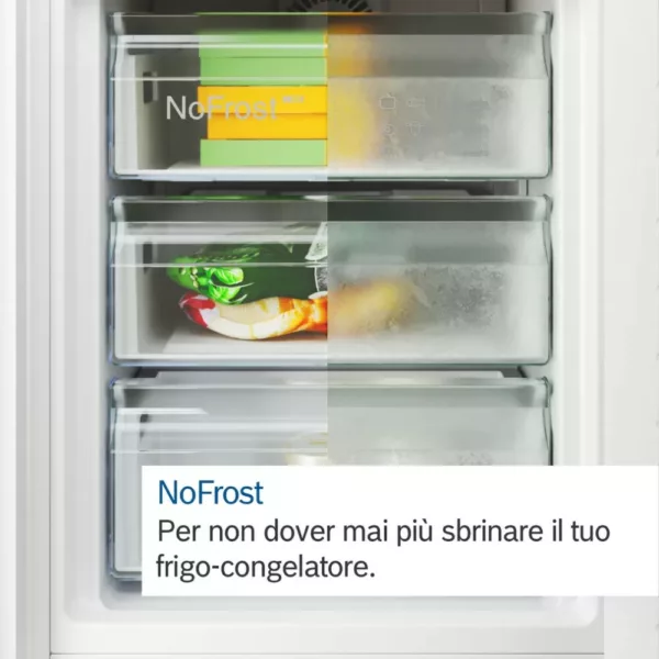 Bosch KGN397LDF Série 4 Réfrigérateur pose libre avec congélateur cm.60 h.203 lt.363 - acier inoxydable – Image 7