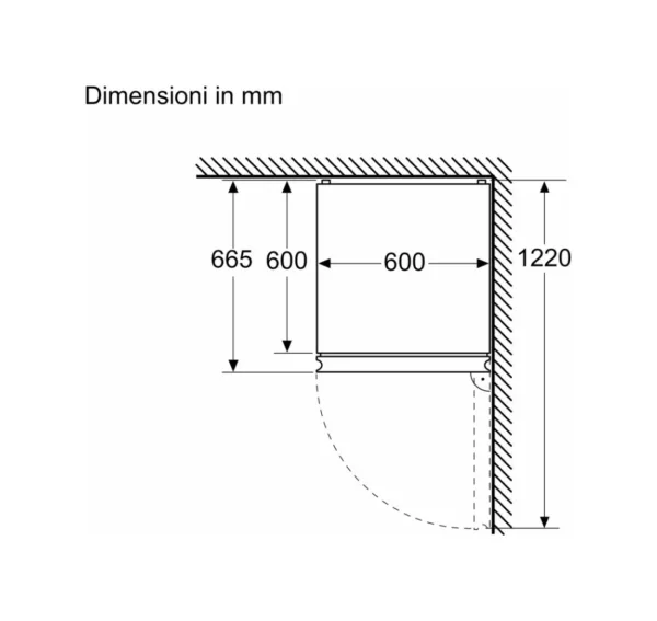 Bosch KGN397LDF Série 4 Réfrigérateur pose libre avec congélateur cm.60 h.203 lt.363 - acier inoxydable – Image 10