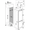 Réfrigérateur encastrable Whirlpool WHC18 T141 avec congélateur cm. 54 heures 177 - selon 250 – Image 7