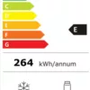 Candy CCE3T620ES Réfrigérateur pose libre avec congélateur 60 cm - h.200 - lt. 377 - argent – Image 8