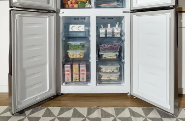 Gorenje NRM8182MX Réfrigérateur pose libre avec congélateur cm. 80 heures 181 - selon 427 - acier inoxydable – Image 8