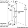 Réfrigérateur encastrable Bosch KIN86VFE0 Série 4 avec compartiment congélateur cm. 54 heures. 177 - allumé 260 – Image 3