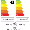 Lave-linge séchant Aeg LWR9C166IAB Série 9000 cm. 60 - laver 10 kg - sécher 6 kg - blanc – Image 4