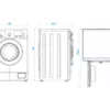 Machine à laver Sangiorgio SG710 Essentiel G cm. 60 - capacité 7 kg - blanc – Image 5