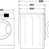 Indesit BWSA 7125X WV IT Machine à laver mince cm. 60 - profondeur cm. 44 - capacité 7 kg - blanc – Image 12