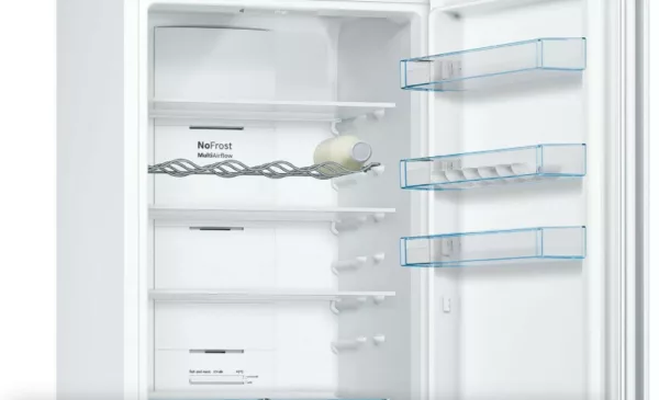 Bosch KGN39VWEA Série 4 Réfrigérateur pose libre avec congélateur cm. 60 heures 203 litres. 368 - blanc – Image 4