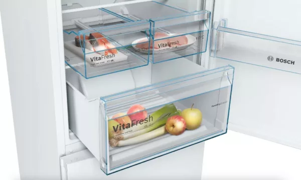 Bosch KGN39VWEA Série 4 Réfrigérateur pose libre avec congélateur cm. 60 heures 203 litres. 368 - blanc – Image 5