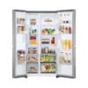 Réfrigérateur Lg GSBV70PZTE avec compartiment congélateur côte à côte cm. 91 heures 179 - l. 655 - acier inoxydable – Image 3