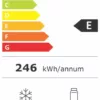 Hisense RB434N4BCE1 Réfrigérateur pose libre avec congélateur - cm. 60 heures. 200 - allumé. 331 - acier inoxydable – Image 8