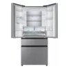 Hisense RF540N4WIE Réfrigérateur-congélateur à porte française avec distributeur cm. 79 heures 182 - 480 litres. - acier inoxydable – Image 3