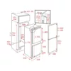 Réfrigérateur encastrable Teka RBF 73340 FI avec compartiment congélateur cm. 54 heures. 178 - selon 271 – Image 2