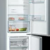 Bosch KGN392LDC Série 4 Réfrigérateur pose libre avec congélateur cm. 60 heures. 203 - allumé. 368 - acier inoxydable – Image 2