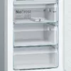 Bosch KGN392LDC Série 4 Réfrigérateur pose libre avec congélateur cm. 60 heures. 203 - allumé. 368 - acier inoxydable – Image 6