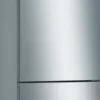 Bosch KGN392LDC Série 4 Réfrigérateur pose libre avec congélateur cm. 60 heures. 203 - allumé. 368 - acier inoxydable