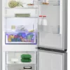 Beko B5RCNA406HXB1 Bpro 500 Réfrigérateur pose libre avec congélateur - cm. 60 heures 204 - l. 355 - acier inoxydable – Image 5