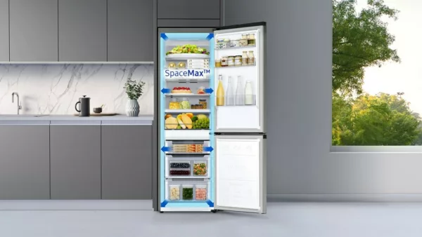 Samsung RB33B610EWW Réfrigérateur pose libre avec congélateur – cm. 60 heures 185-l. 344 - blanc – Image 4