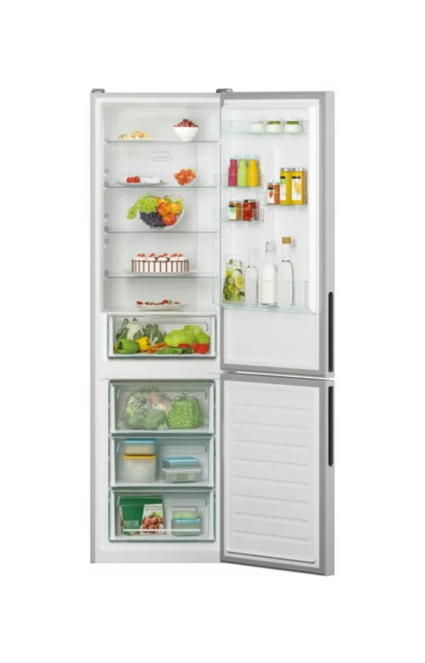 Candy CCE4T620DS Fresco Réfrigérateur pose libre avec congélateur – cm. 60 heures 200 - litres 377 - acier inoxydable – Image 3