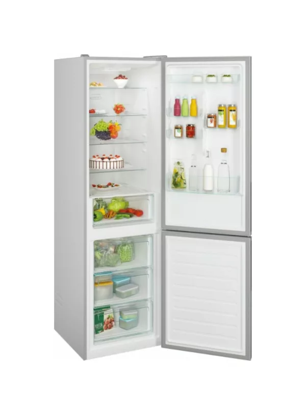 Candy CCE4T620DS Fresco Réfrigérateur pose libre avec congélateur – cm. 60 heures 200 - litres 377 - acier inoxydable – Image 4