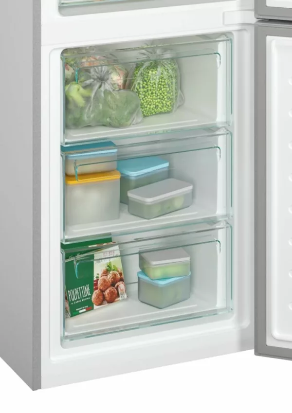 Candy CCE4T620DS Fresco Réfrigérateur pose libre avec congélateur – cm. 60 heures 200 - litres 377 - acier inoxydable – Image 6