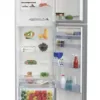 Beko RDNE455E30DZXBN Réfrigérateur pose libre avec congélateur – cm. 70 heures. 185 - litre 406 – acier inoxydable – Image 2