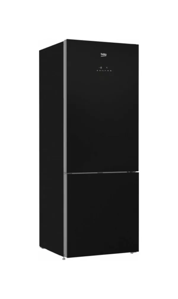 Beko RCNE560E60ZGBHN Réfrigérateur pose libre avec congélateur – cm. 70 heures. 192 – allumé 514 - noir – Image 2