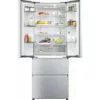 Réfrigérateur Haier HFR5719ENMG Fd 70 Série 5 avec compartiment congélateur avec porte française cm. 70 heures. 190 - 446 litres. - argent – Image 2