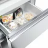 Réfrigérateur Haier HFR5719ENMG Fd 70 Série 5 avec compartiment congélateur avec porte française cm. 70 heures. 190 - 446 litres. - argent – Image 7