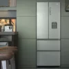 Réfrigérateur Haier HFR5719ENMG Fd 70 Série 5 avec compartiment congélateur avec porte française cm. 70 heures. 190 - 446 litres. - argent – Image 8